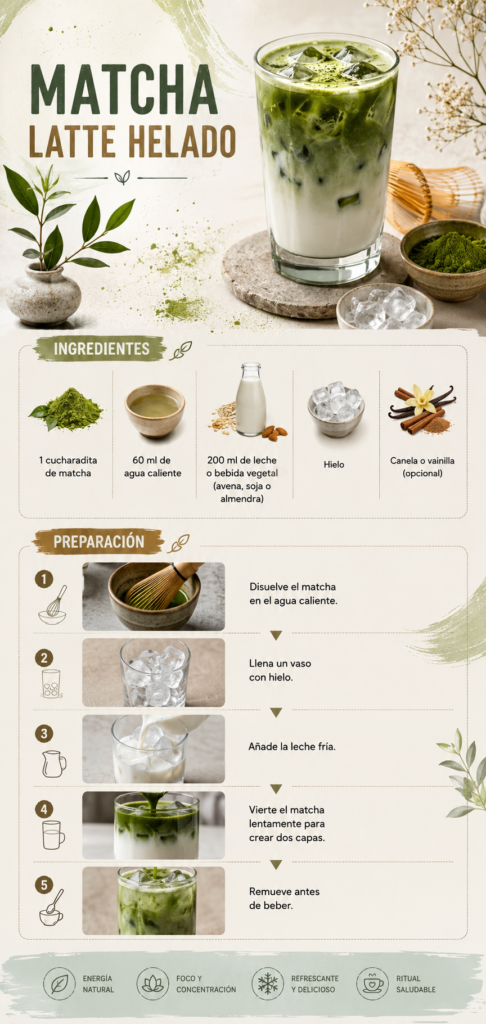 Matcha Latte Helado